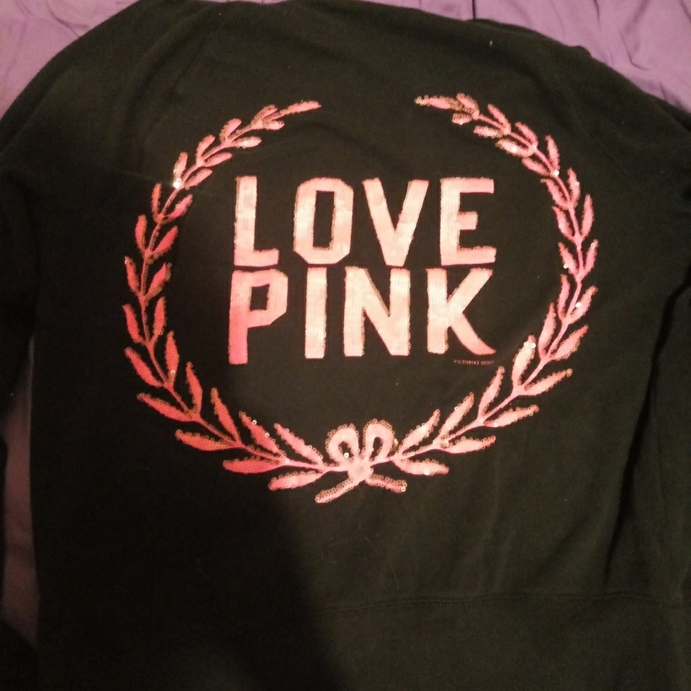 PINK zip up hoodie